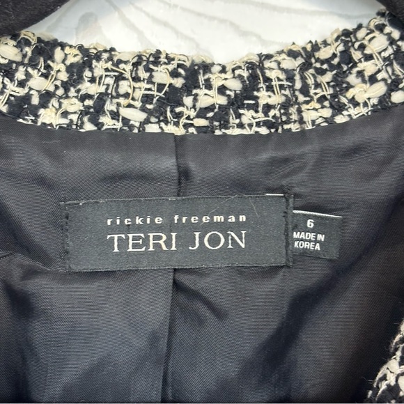 Rickie Freeman for Teri Jon Tweed Blazer Size 6 - Picture 9 of 15